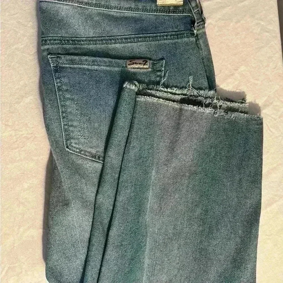 Seven 7 jeans wide-leg crop pant—ankle straight - Picture 6 of 9